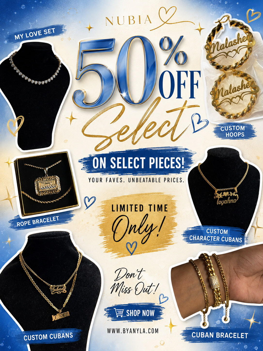 50% off Select