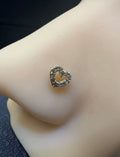 Open Heart Nose Stud