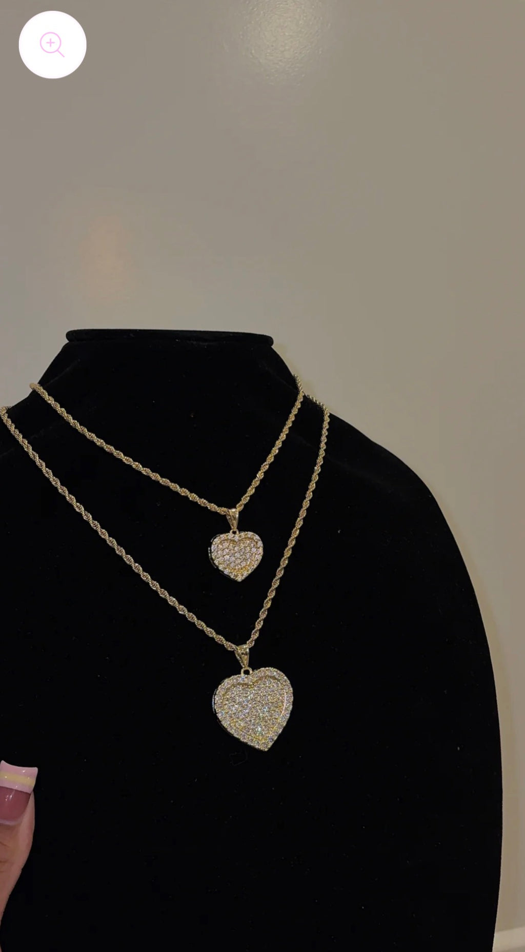 Bling Heart Necklace