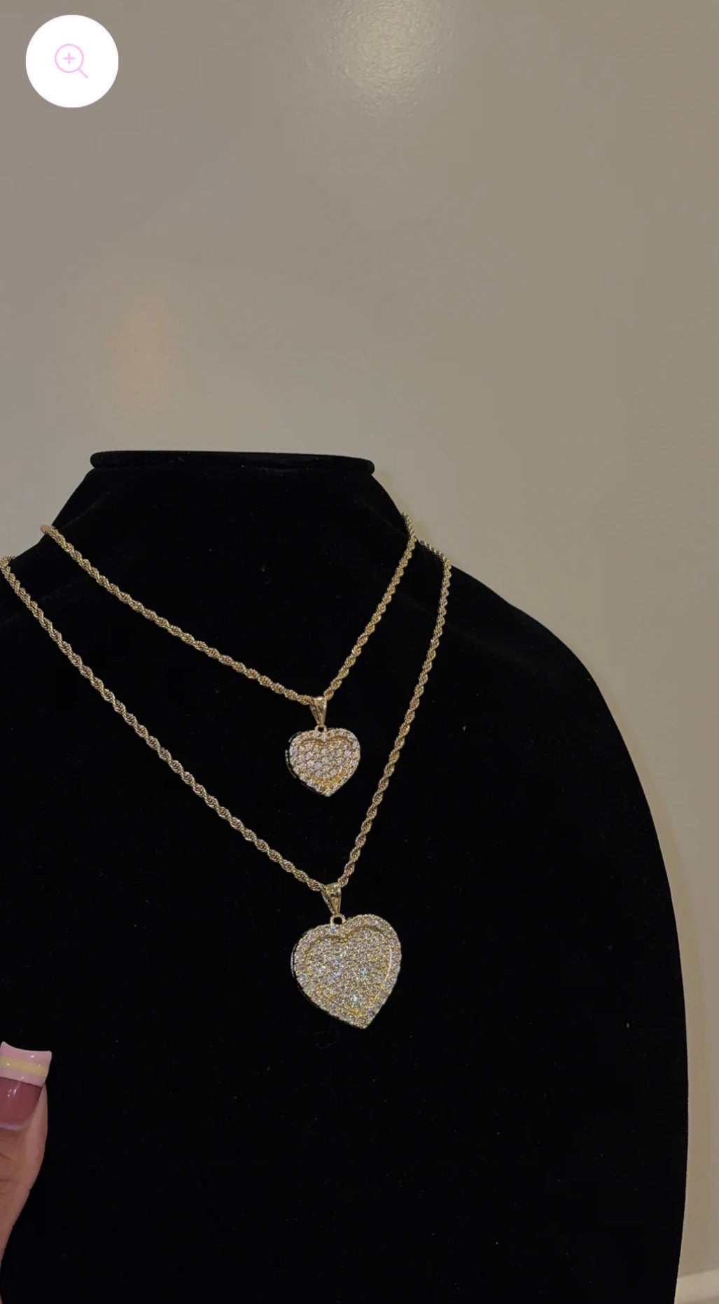Bling Heart Necklace