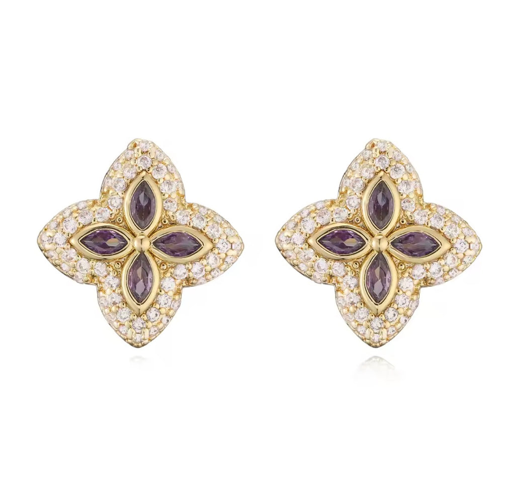 4 Leaf Clover Studs