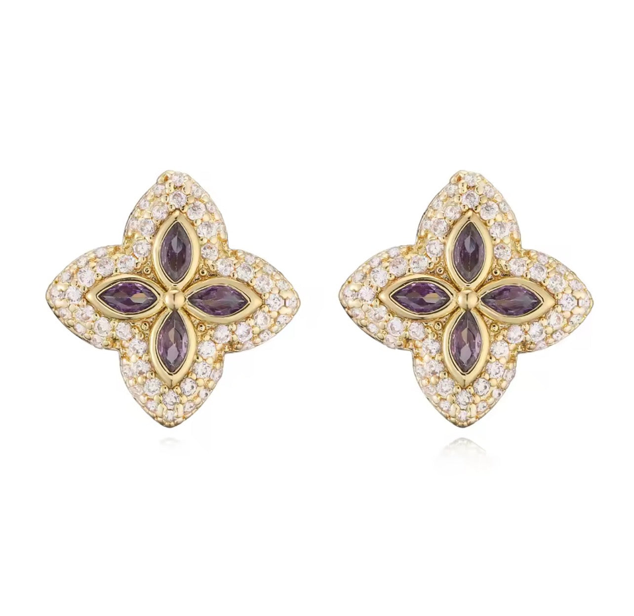 4 Leaf Clover Studs