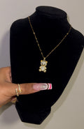 Iced Teddy Necklace
