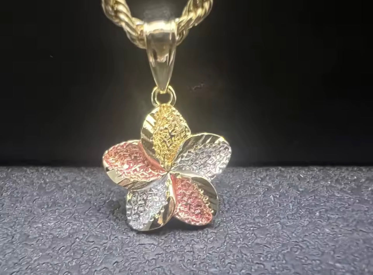 Hibiscus Rope Necklace