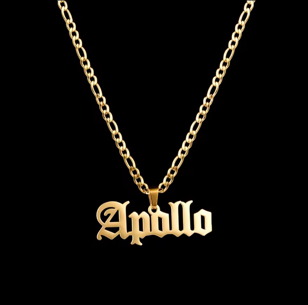 Men’s Custom Nameplate