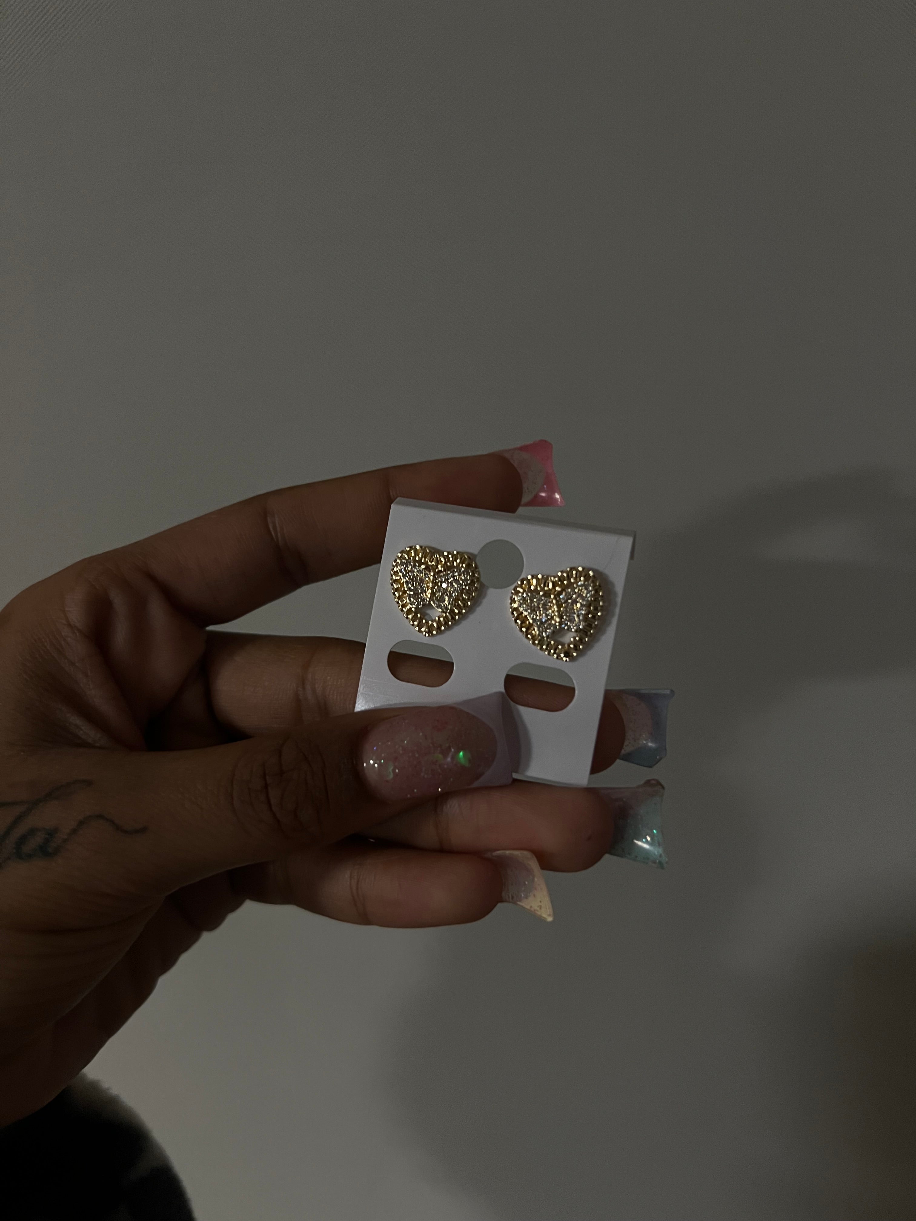 Pink Butterfly Rolex Studs