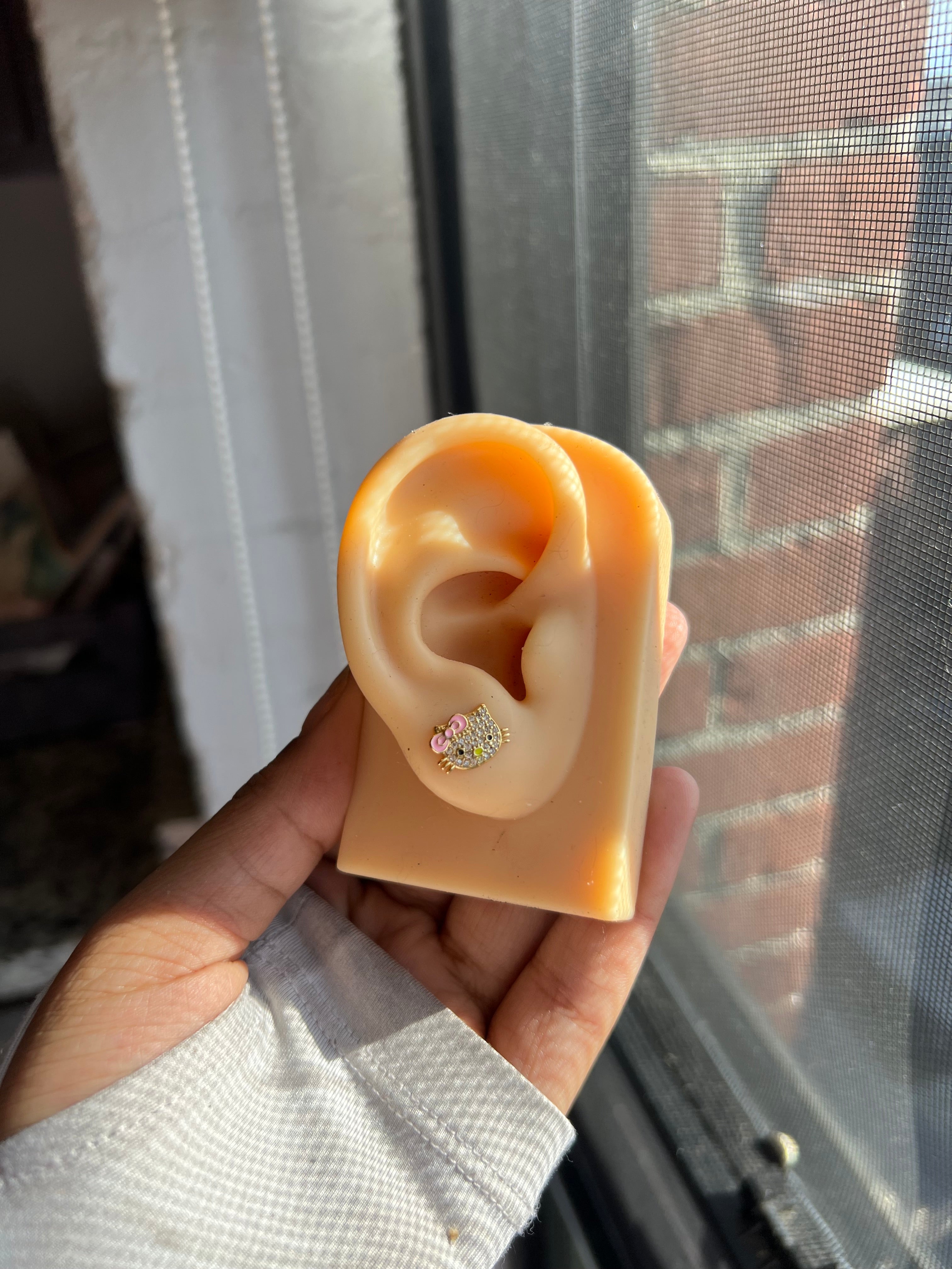 Gold’n Kitty Studs