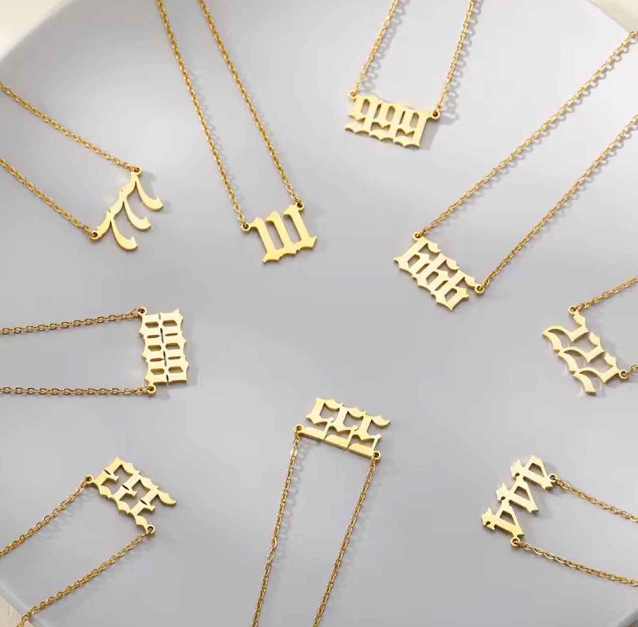 Angel Number Necklace