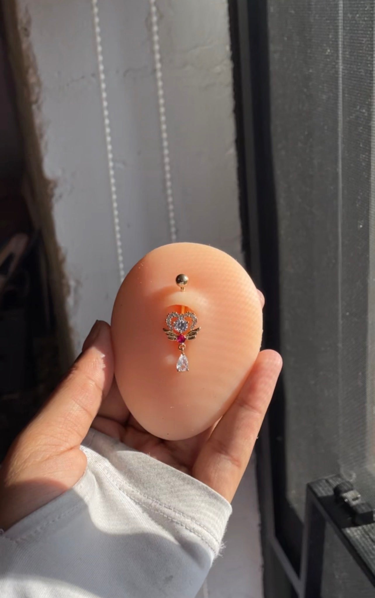 Love Wings Belly Ring