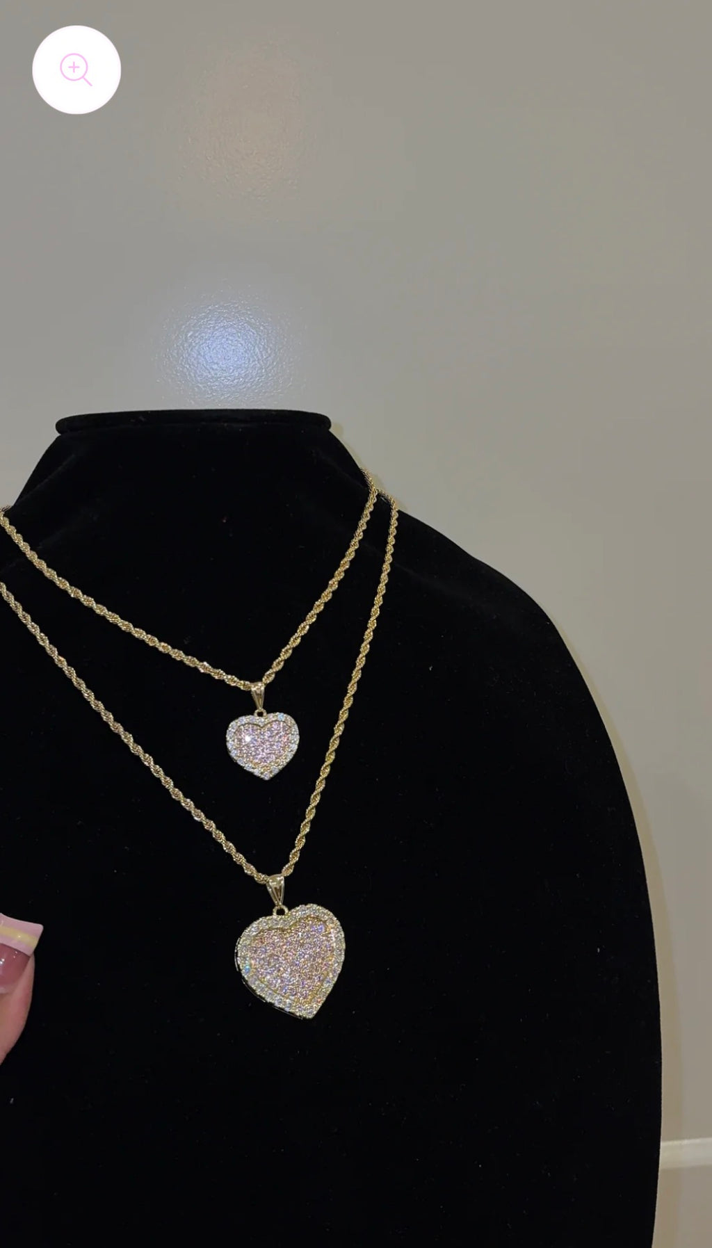 Bling Heart Necklace