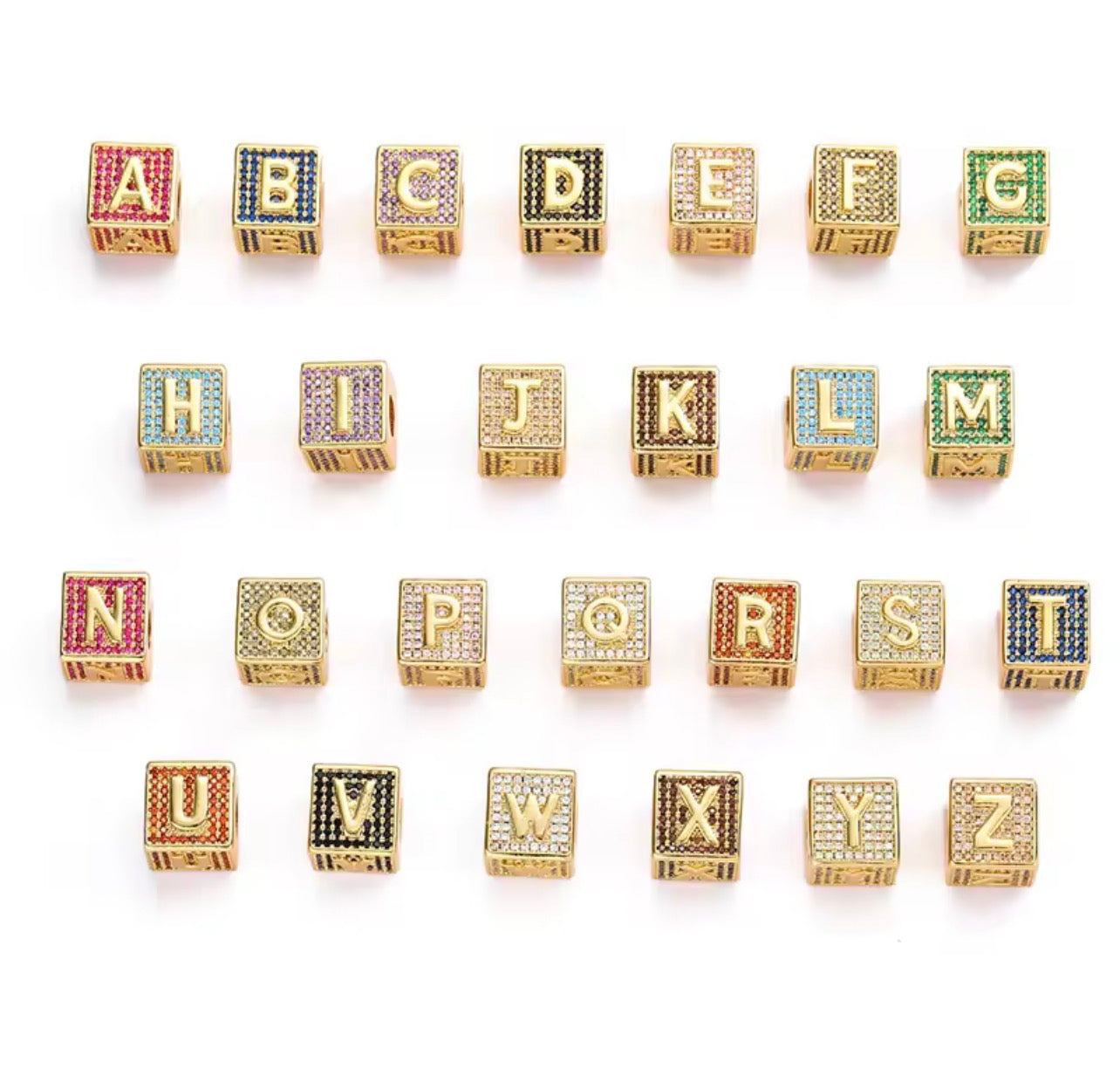 Custom Block Letter Cuban