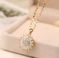 Spinning Sunflower Necklace