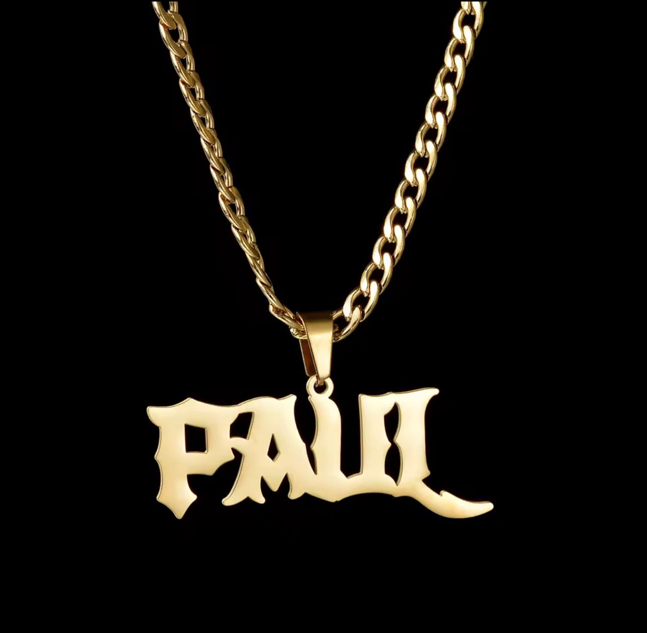 Men’s Custom Nameplate
