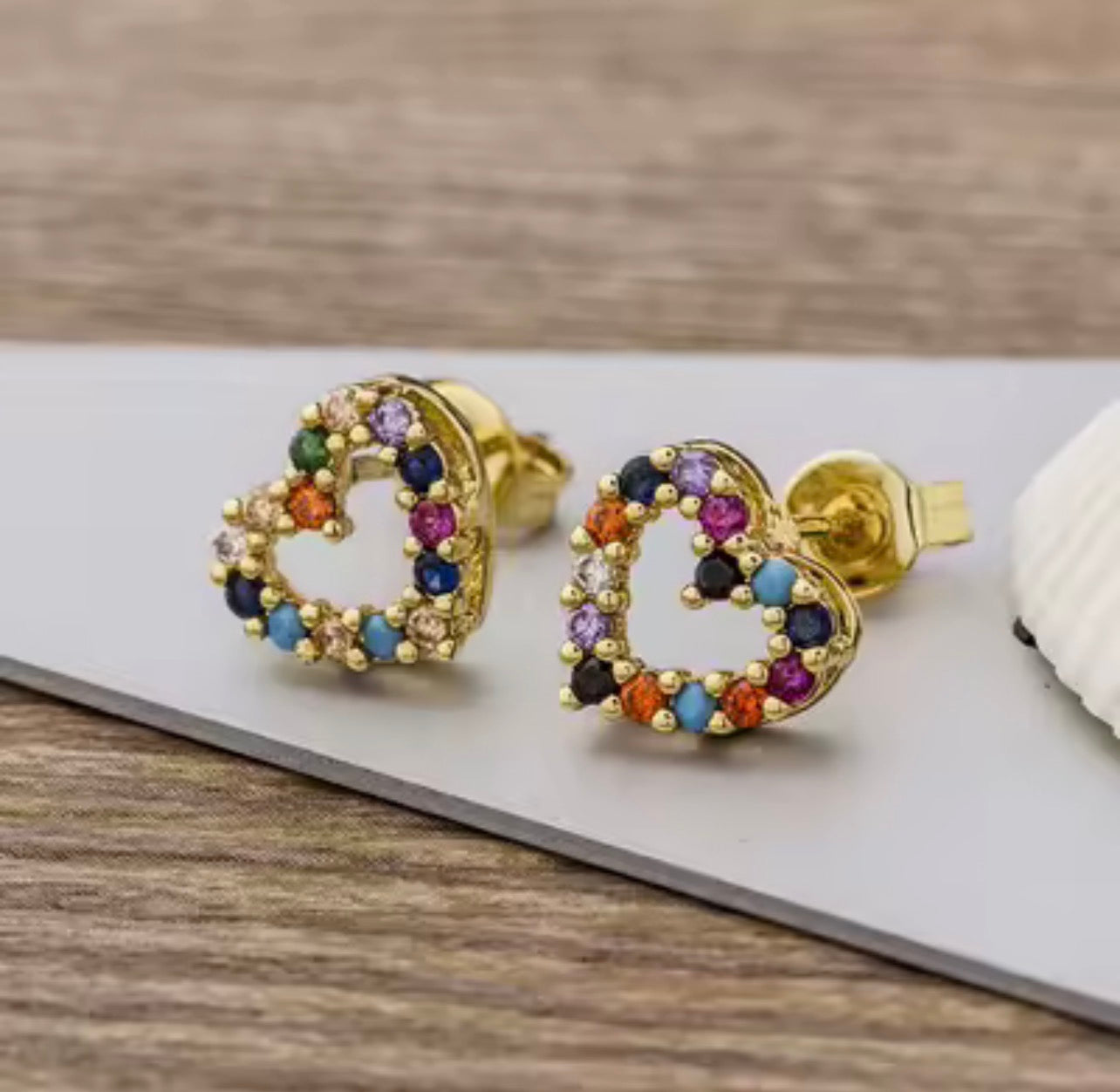 Multi Mini Heart Studs