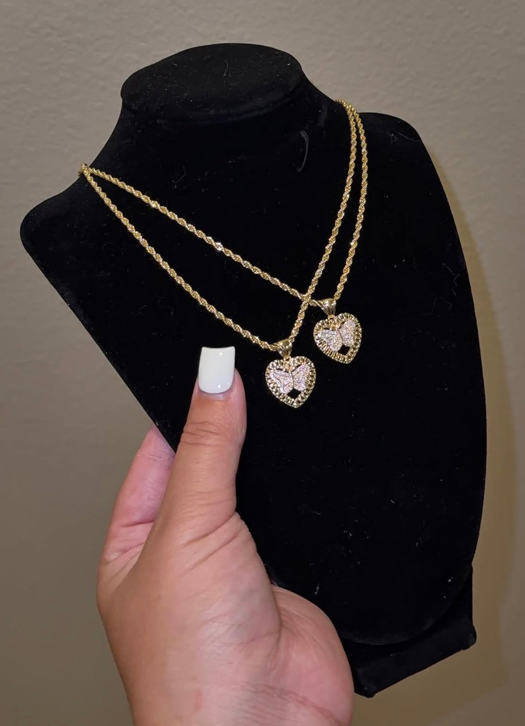 Pink Butterfly Rolex Necklace
