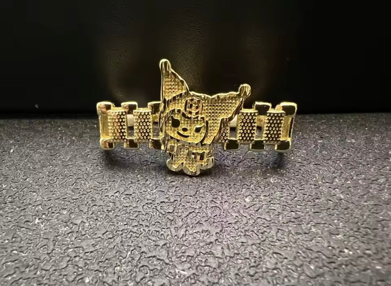 Double Finger Kuromi Ring