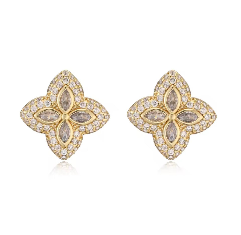 4 Leaf Clover Studs