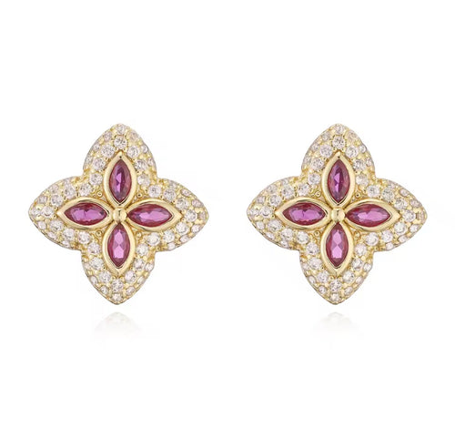4 Leaf Clover Studs