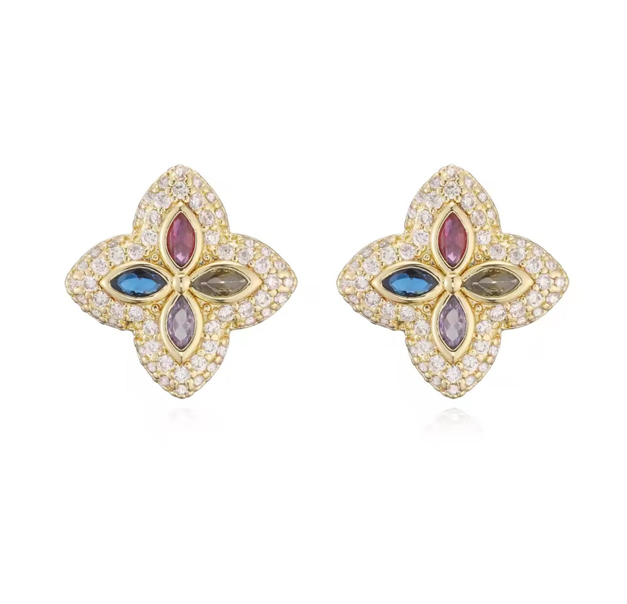 4 Leaf Clover Studs