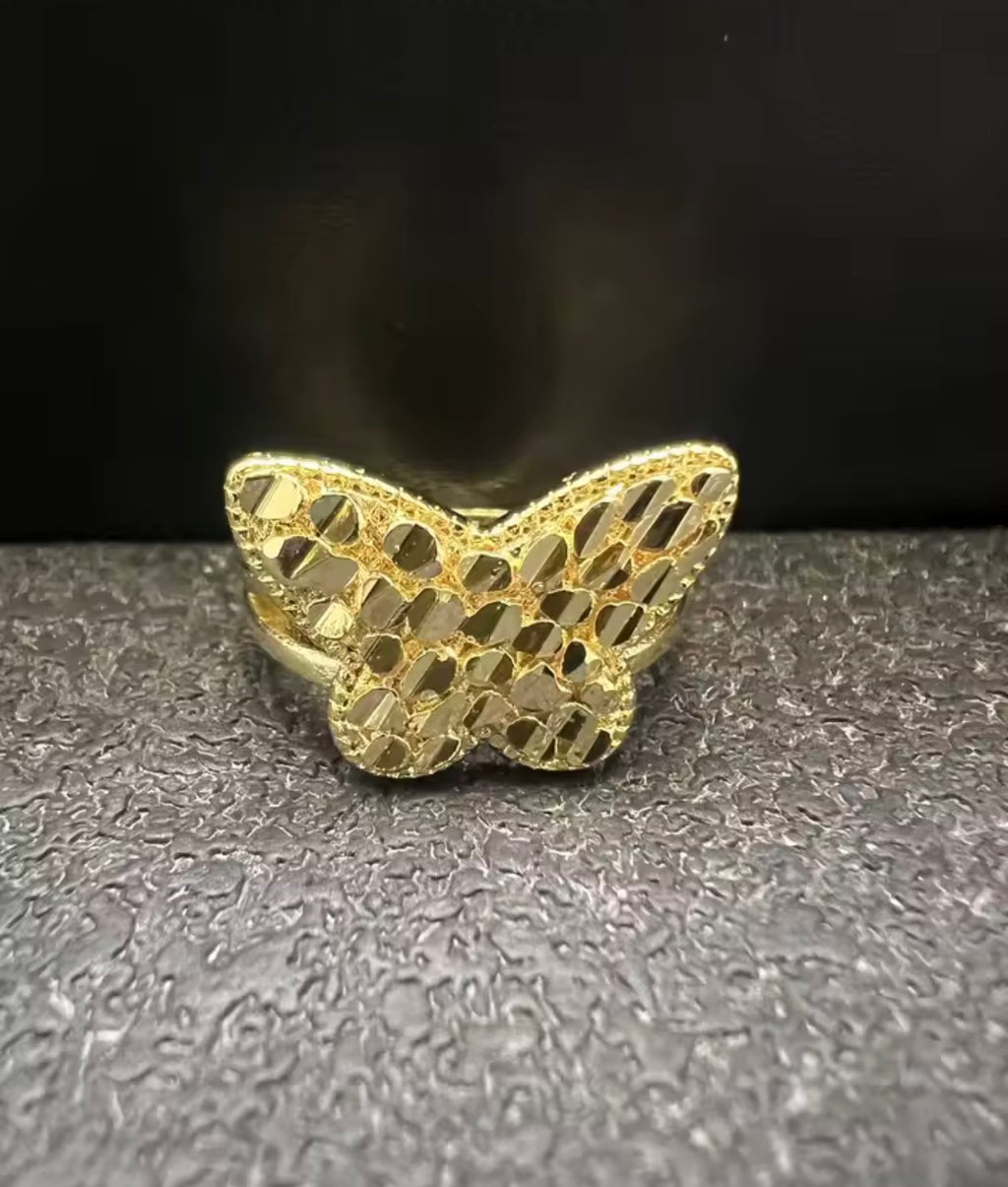 Butterfly Nugget Ring