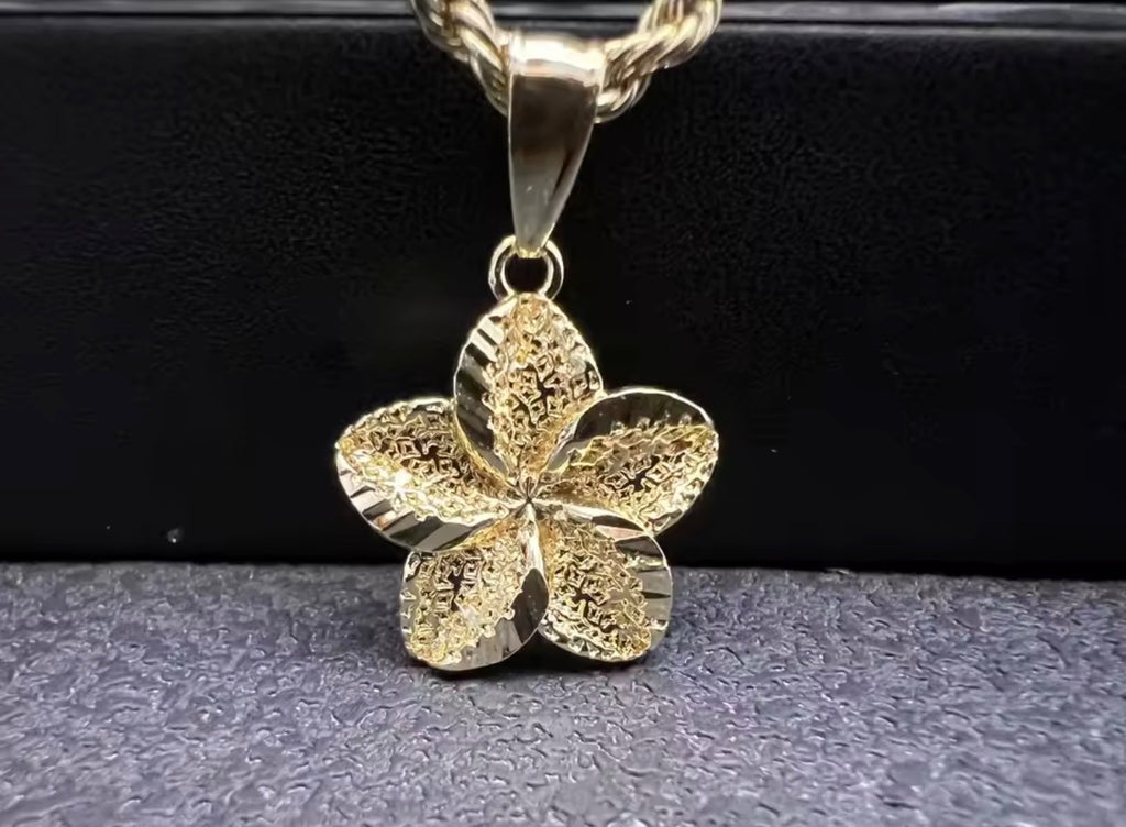 Hibiscus Rope Necklace