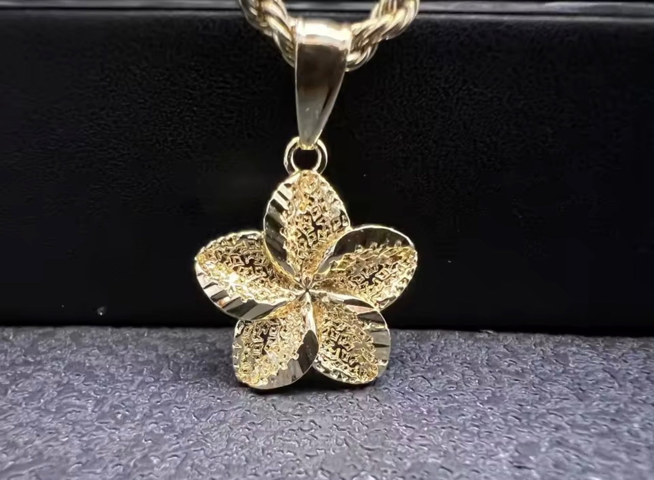 Hibiscus Rope Necklace