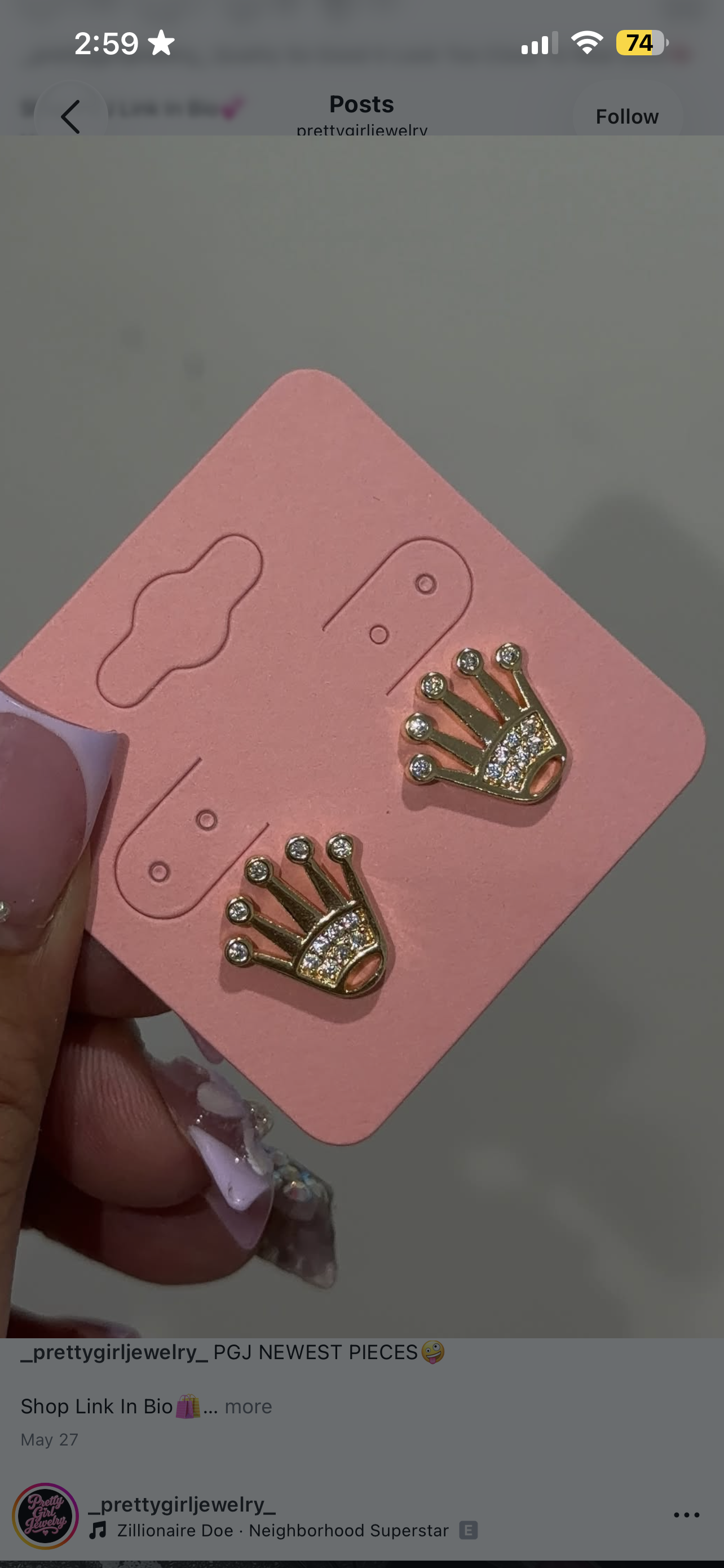 Crown Studs