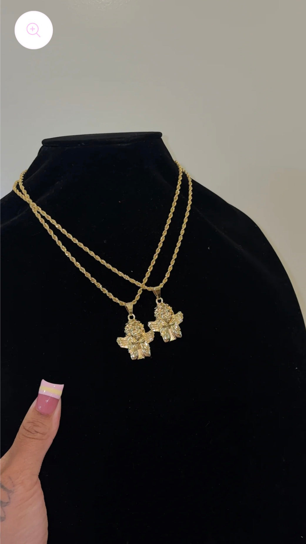 Cherub Angel Necklace