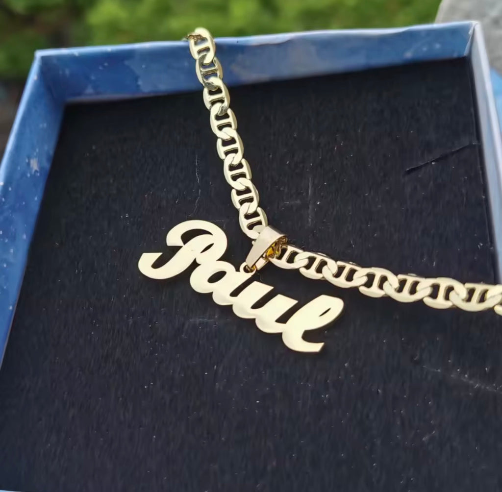 Men’s Custom Nameplate