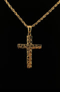 Nugget Cross Necklace