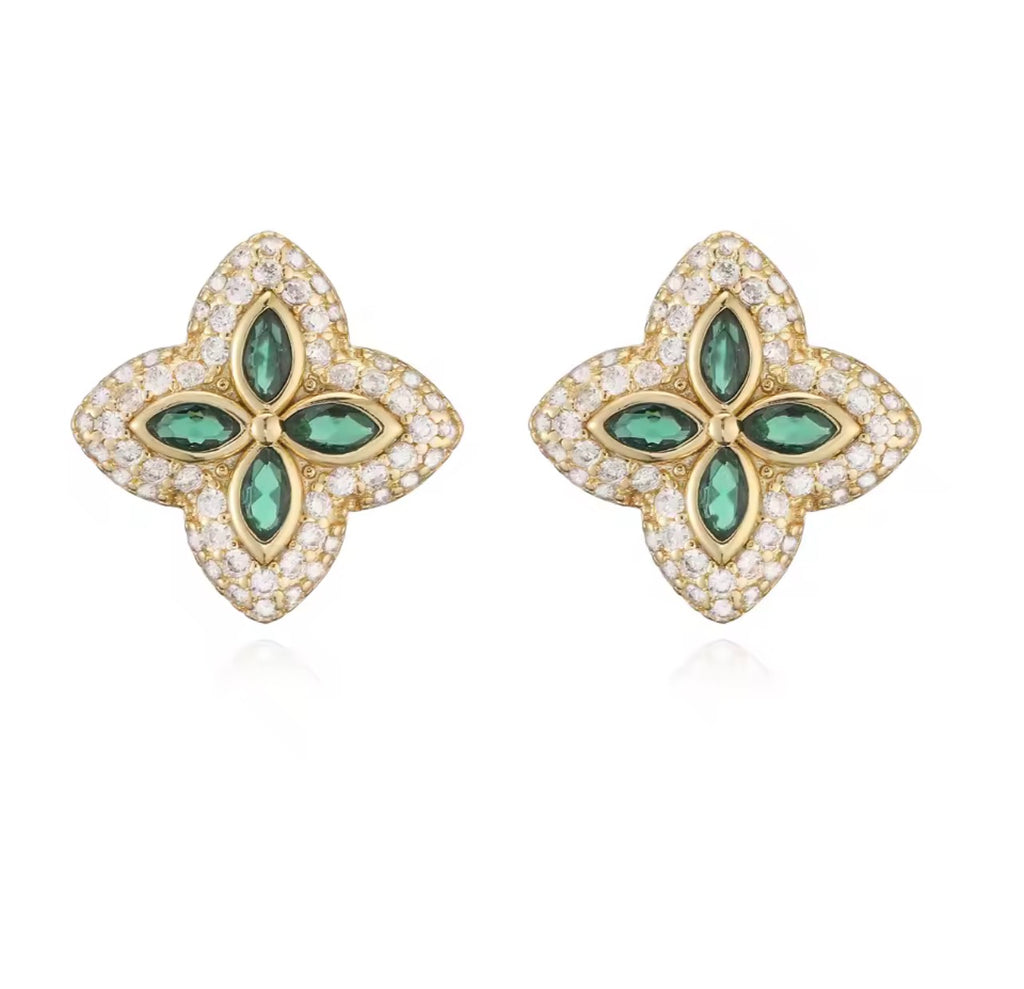4 Leaf Clover Studs