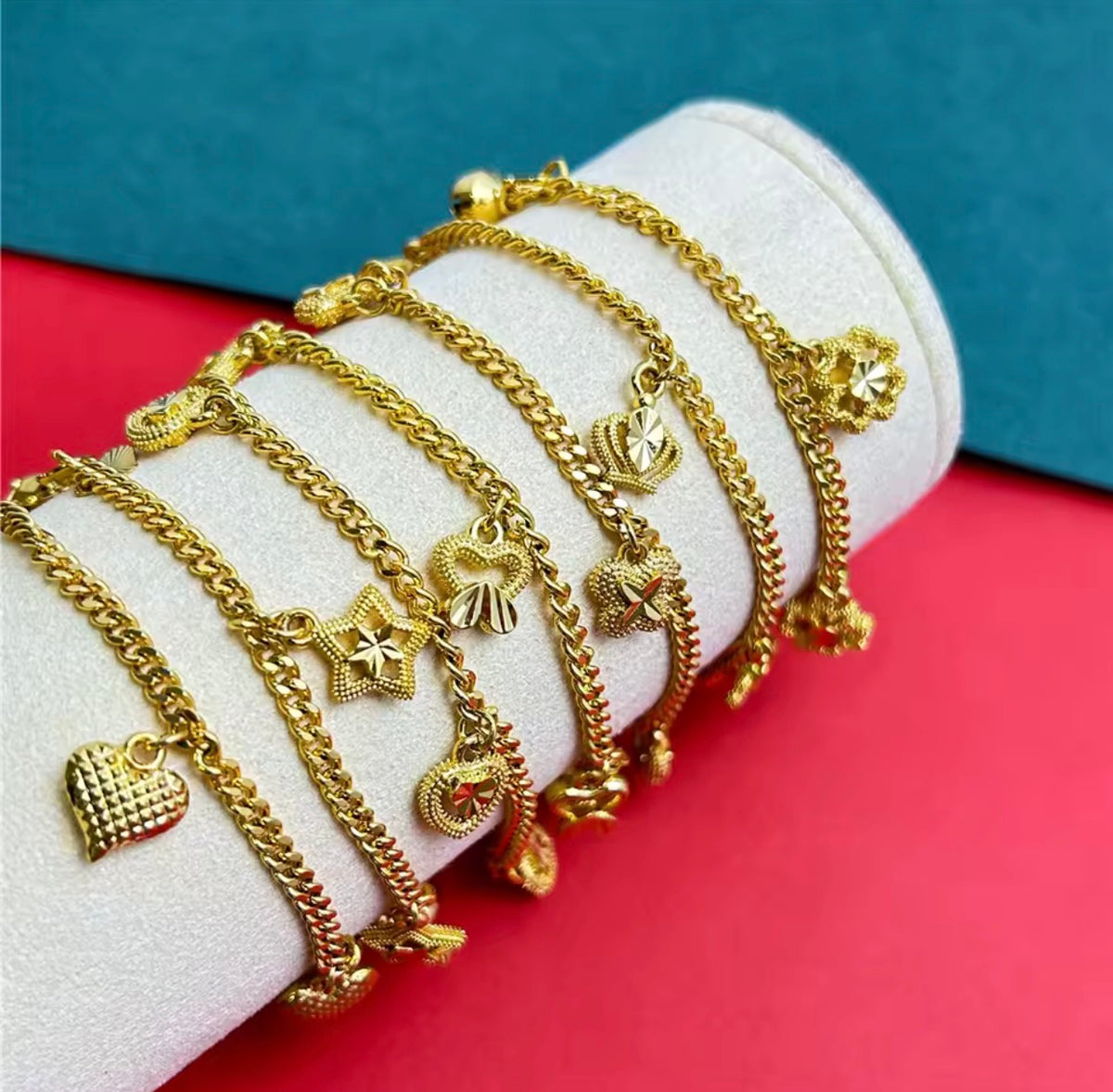 24K Charm Bracelet