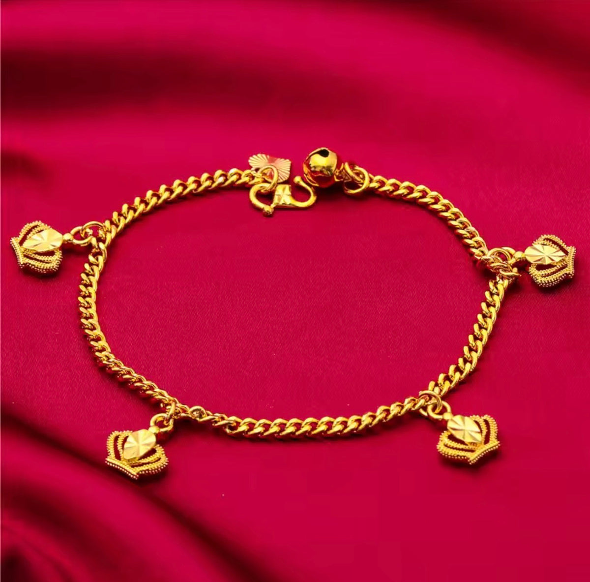 24K Charm Bracelet