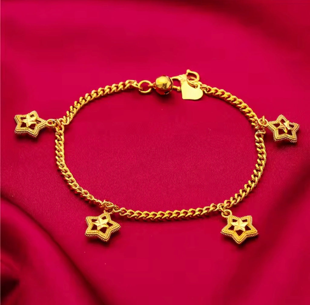 24K Charm Bracelet