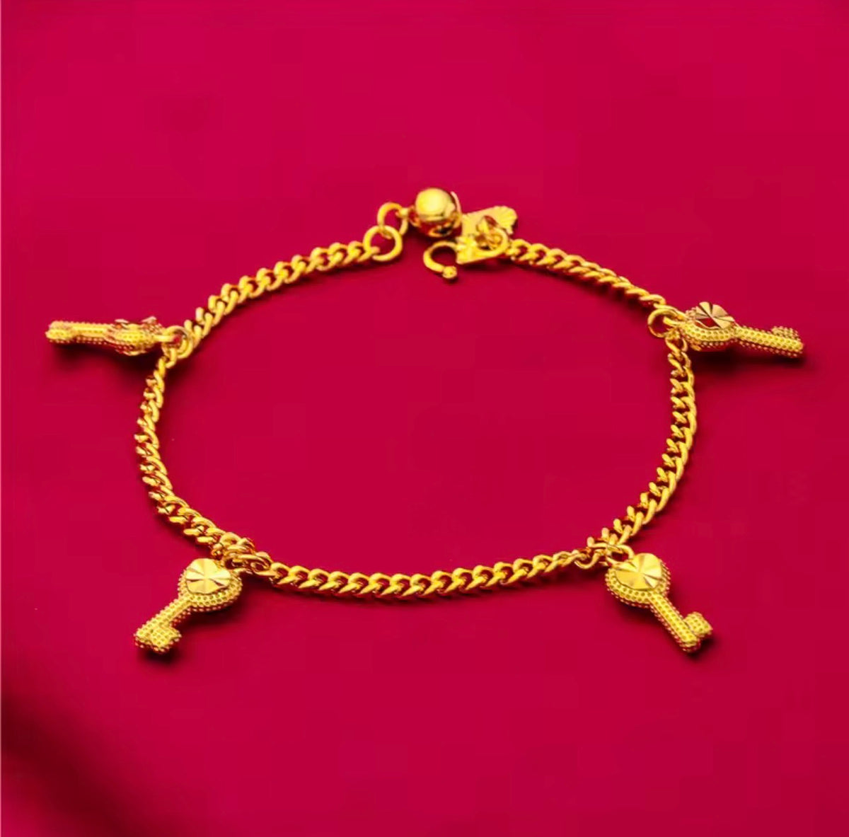 24K Charm Bracelet